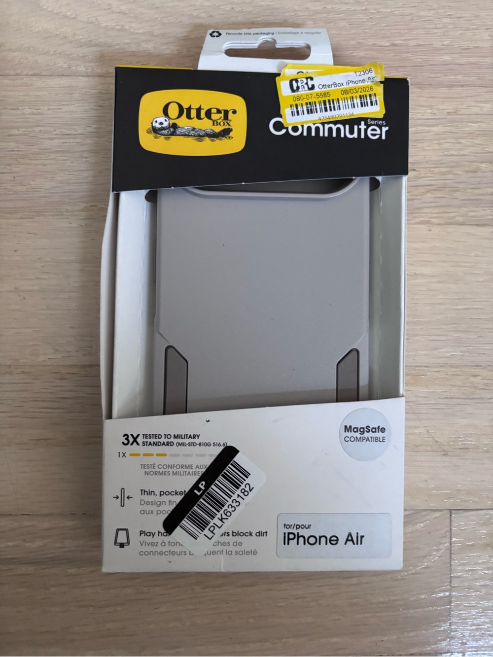 OtterBox Commuter Series Case for iPhone Air - Light Gray - New in Box